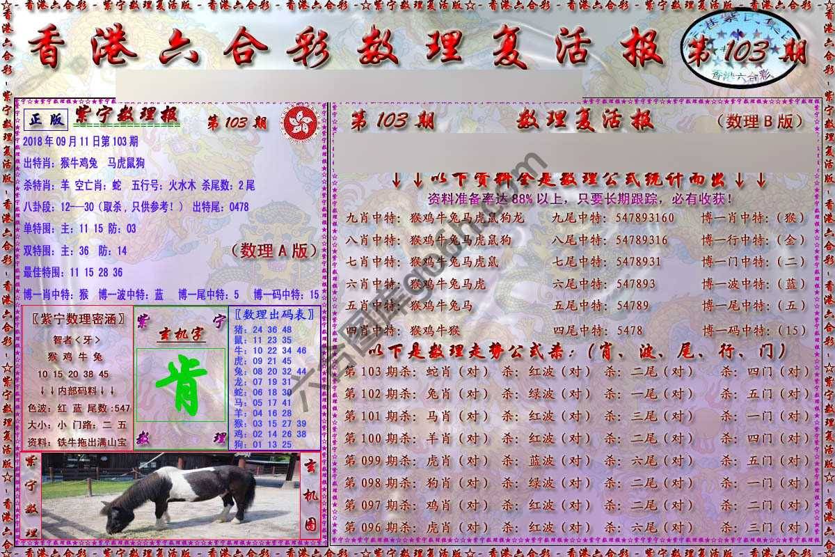 数理复活报
