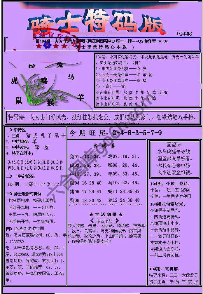另类骑士特码版
