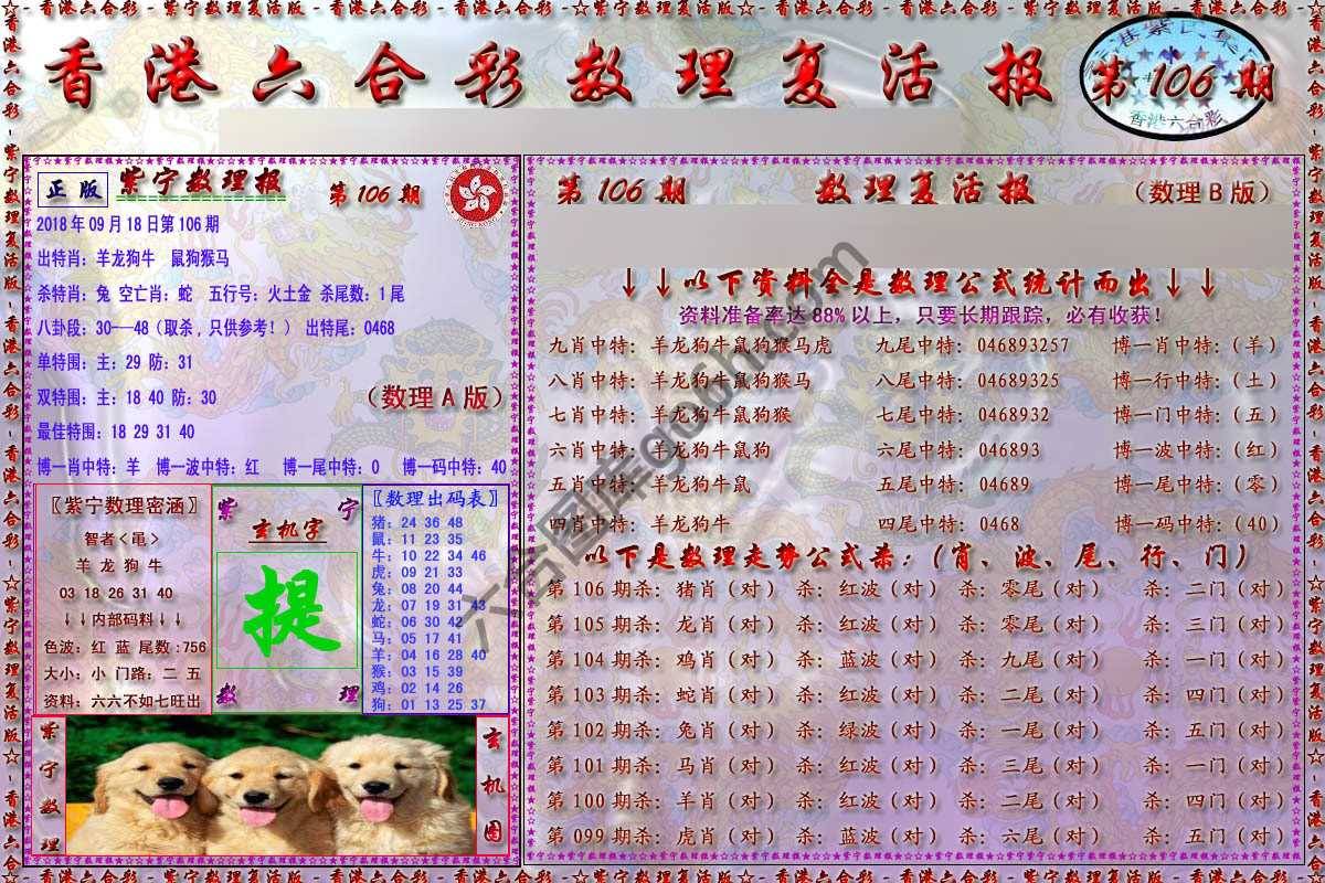 数理复活报