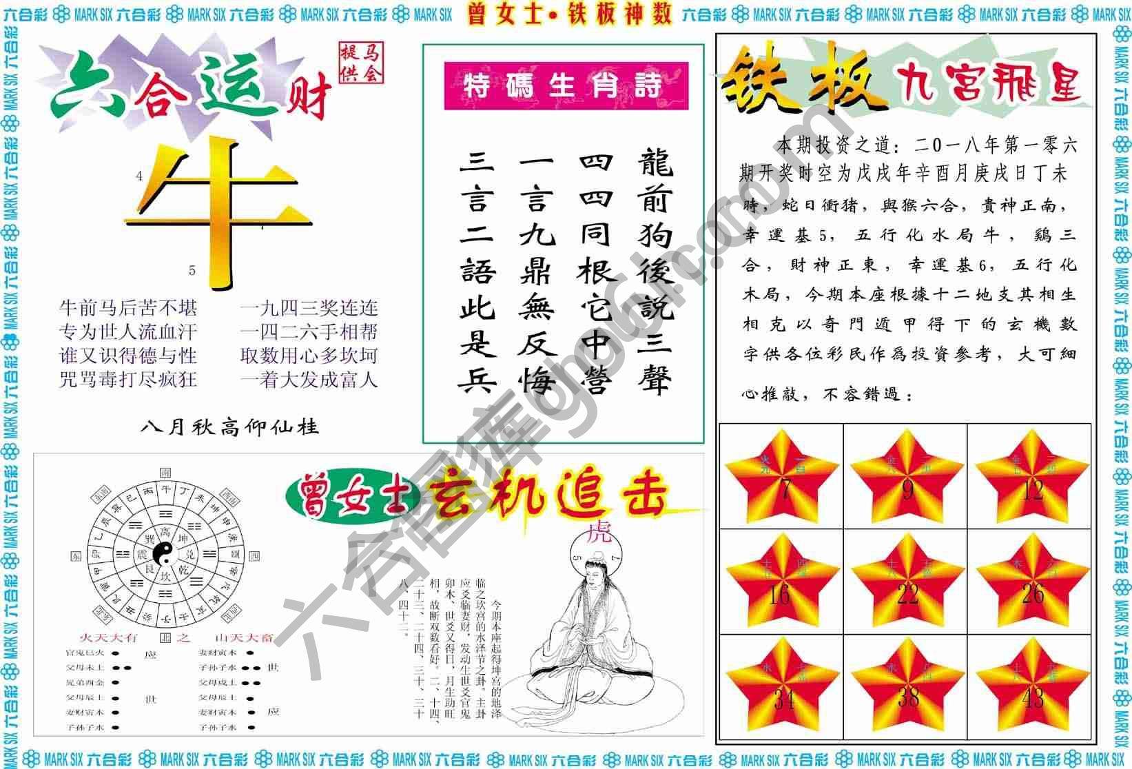 曾女士铁板神数