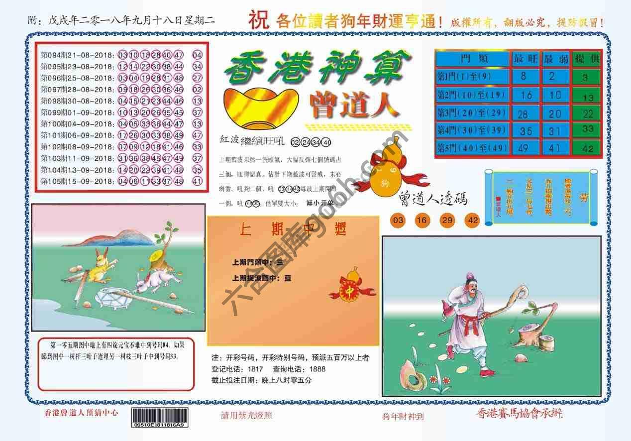 香港神算曾道人