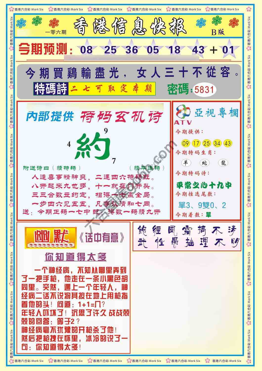 香港信息快报