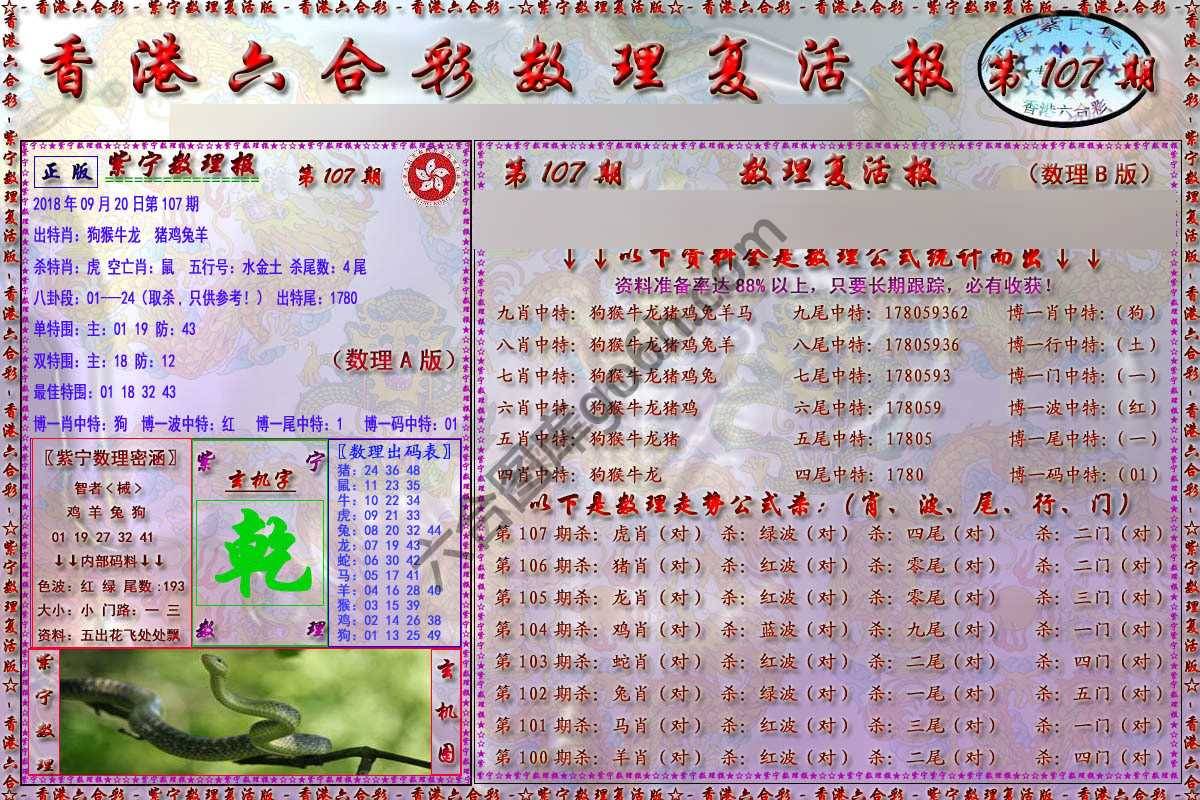 数理复活报