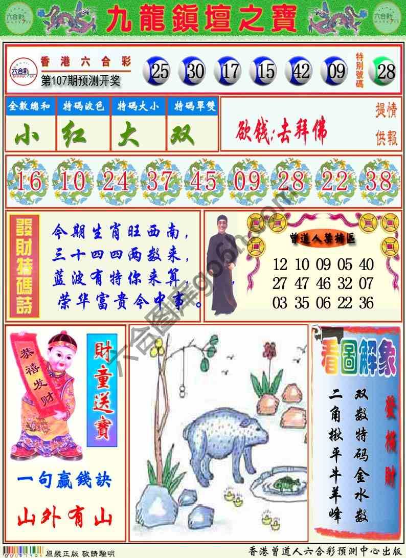 九龙挂牌解特码