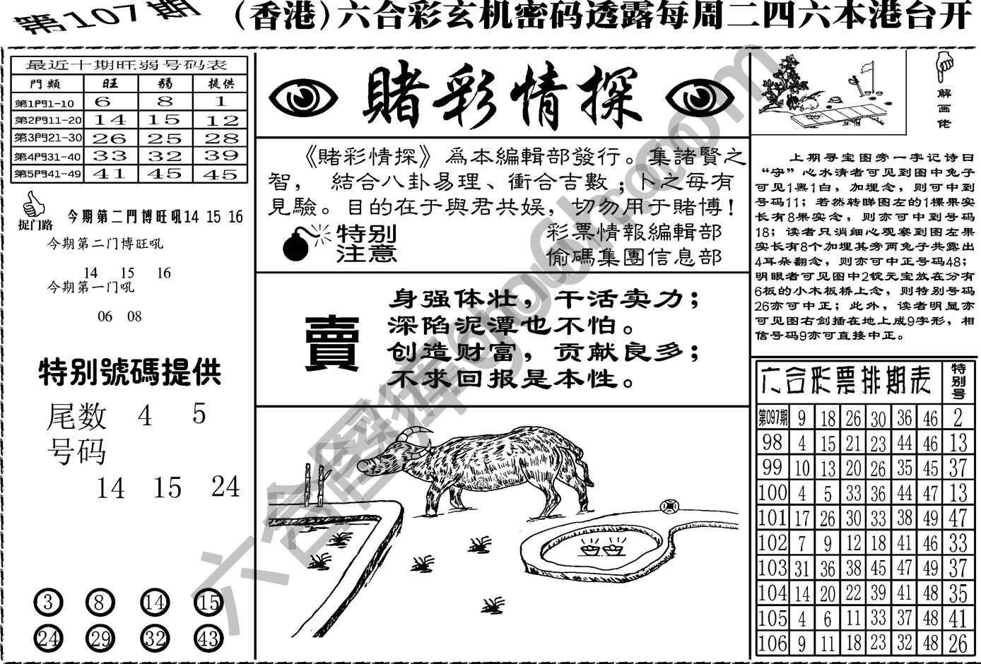 赌彩情探