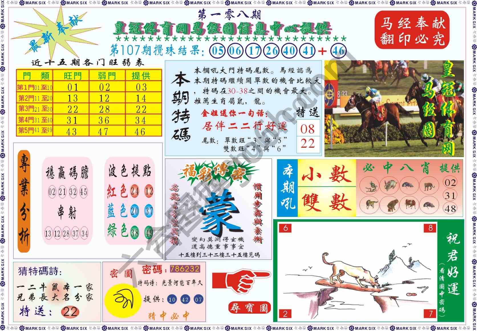 马经图记录