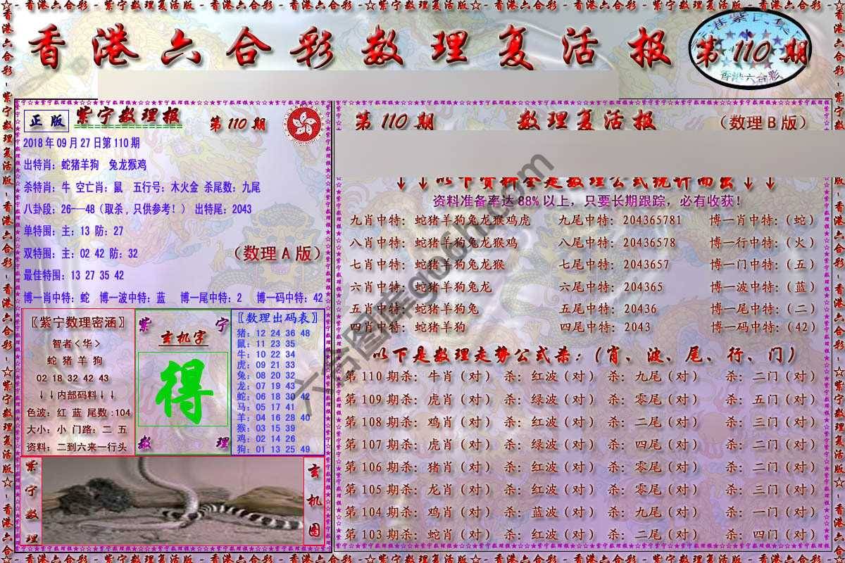数理复活报