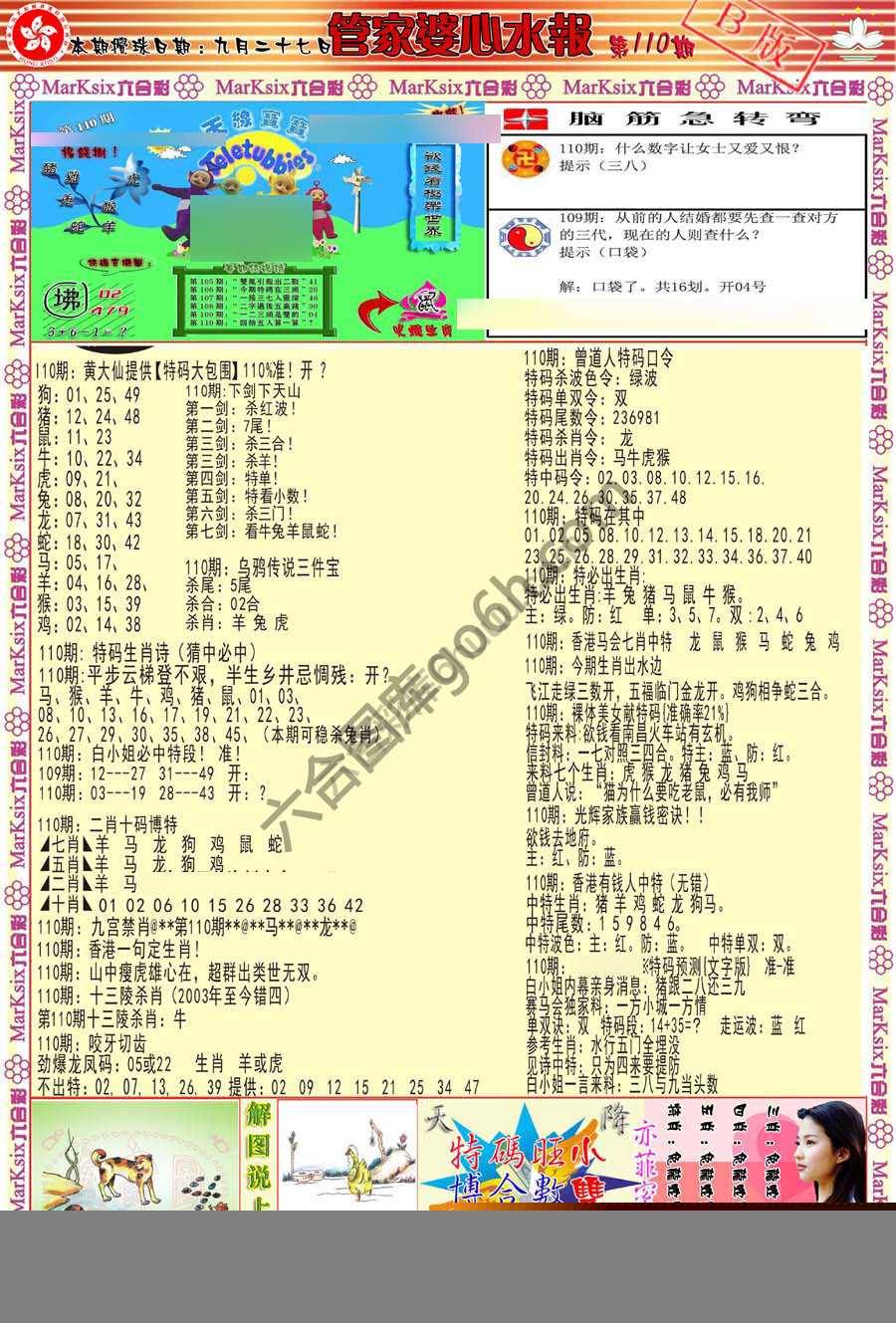 管家婆心水报