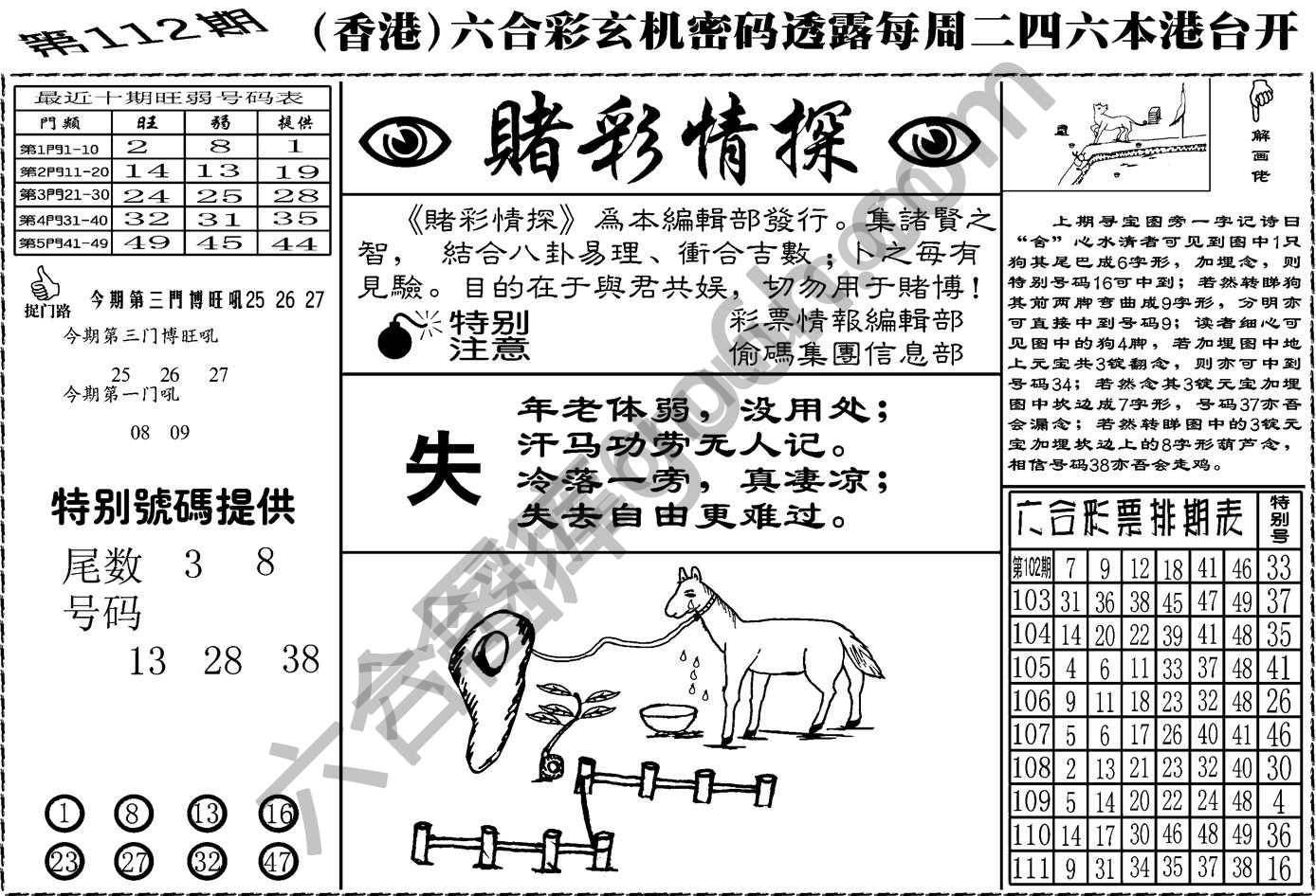 赌彩情探