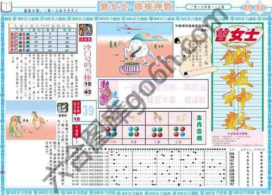 曾女士铁板神数