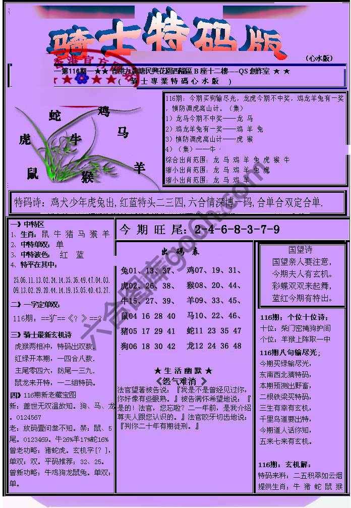 另类骑士特码版