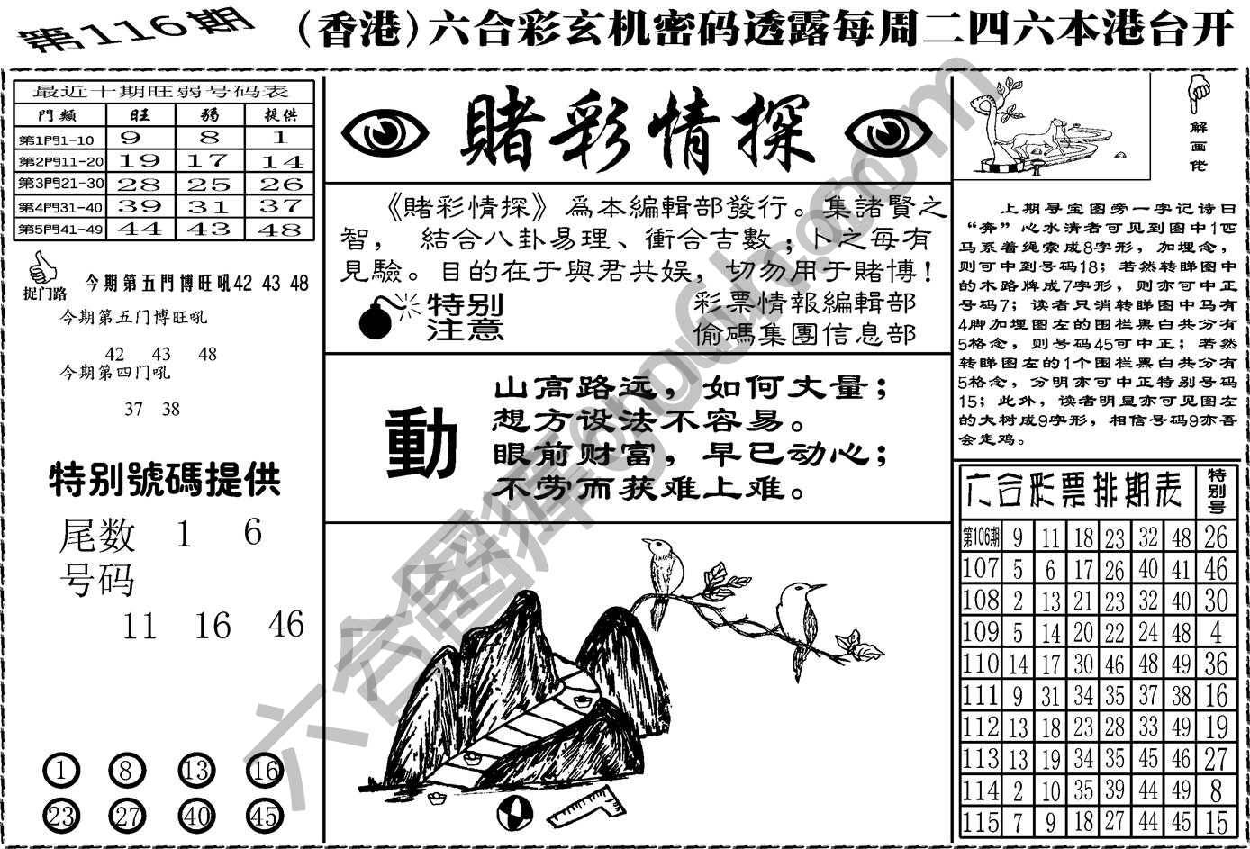 赌彩情探