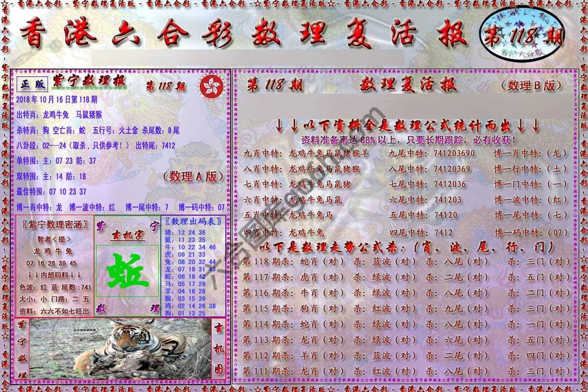 数理复活报