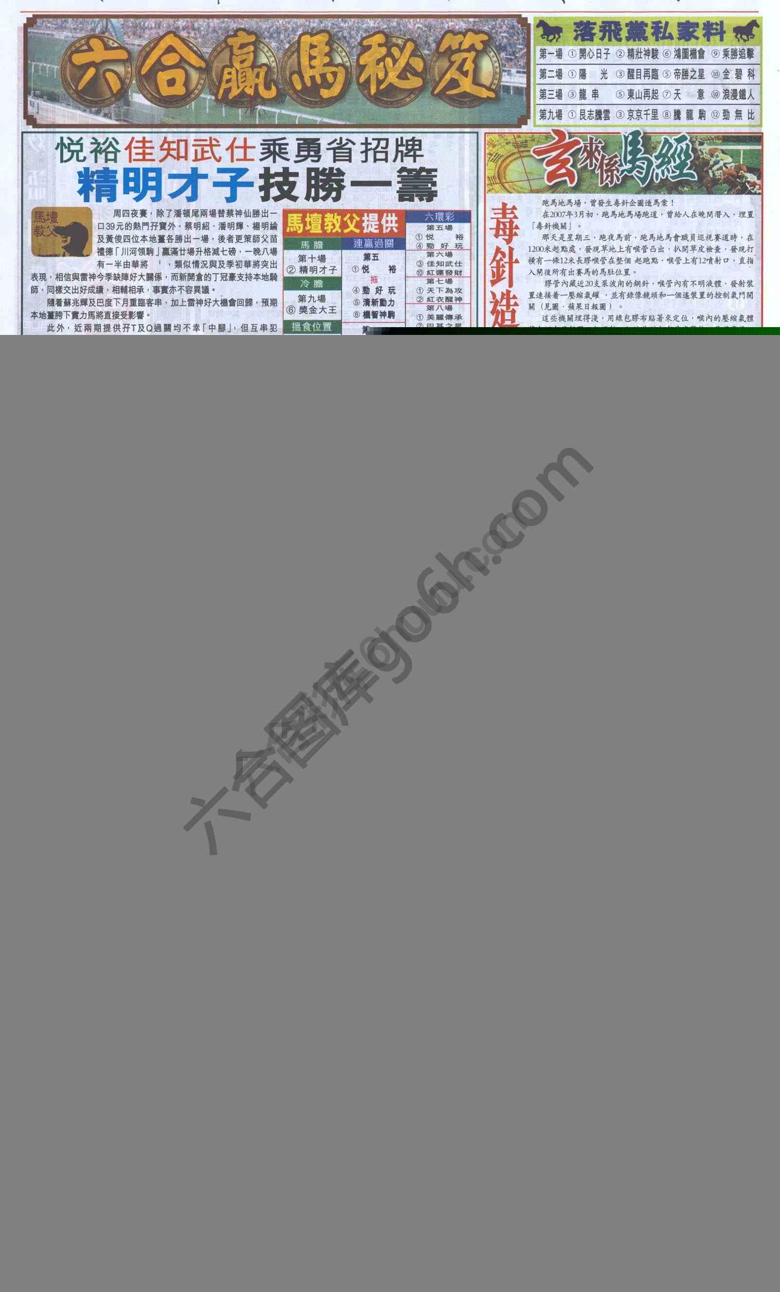 跑狗图