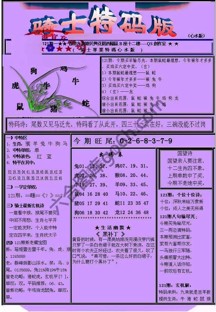 另类骑士特码版