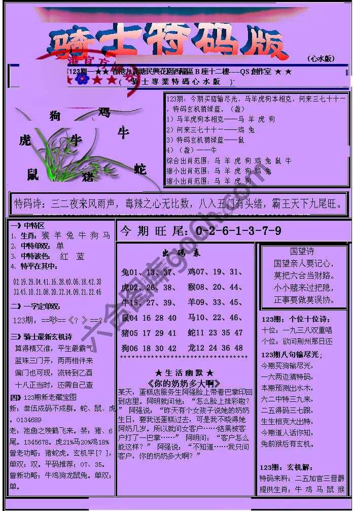 另类骑士特码版
