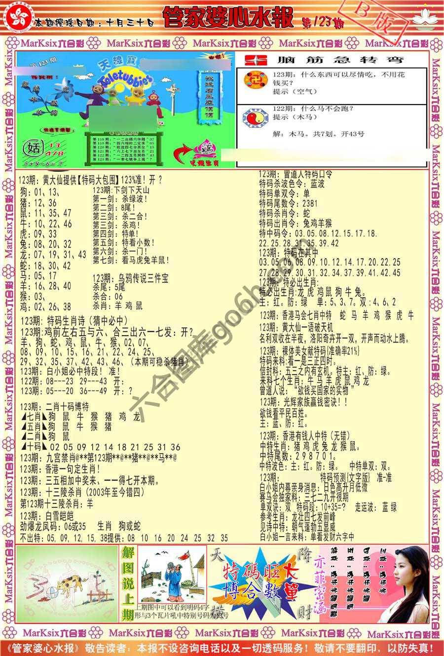 管家婆心水报