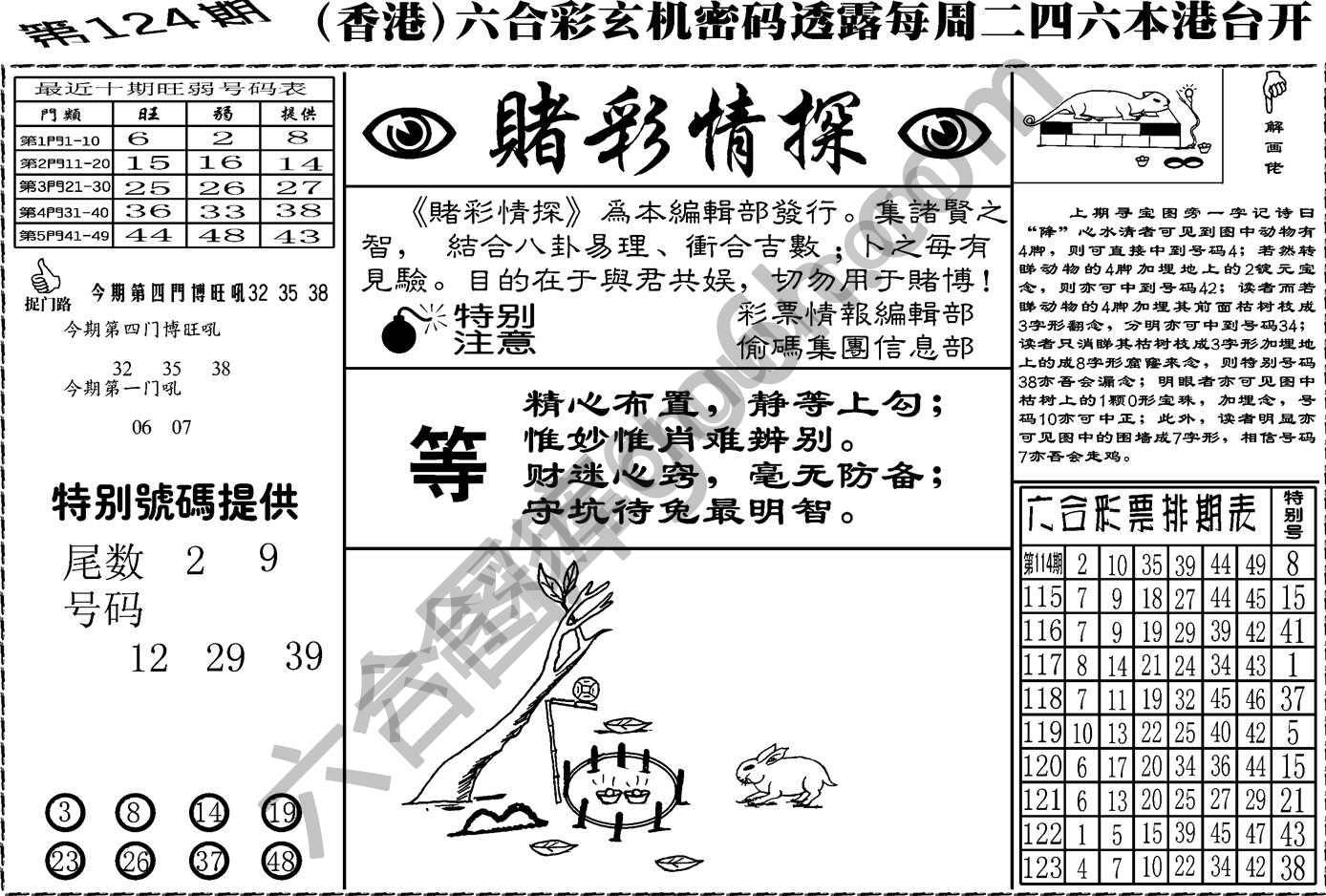 赌彩情探
