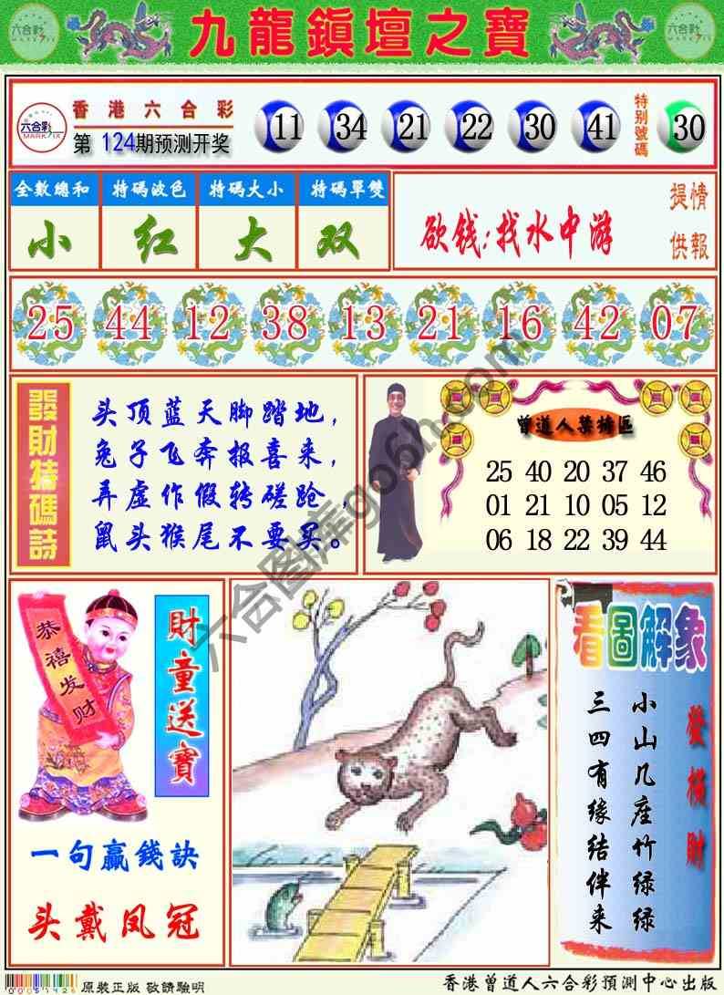 九龙挂牌解特码