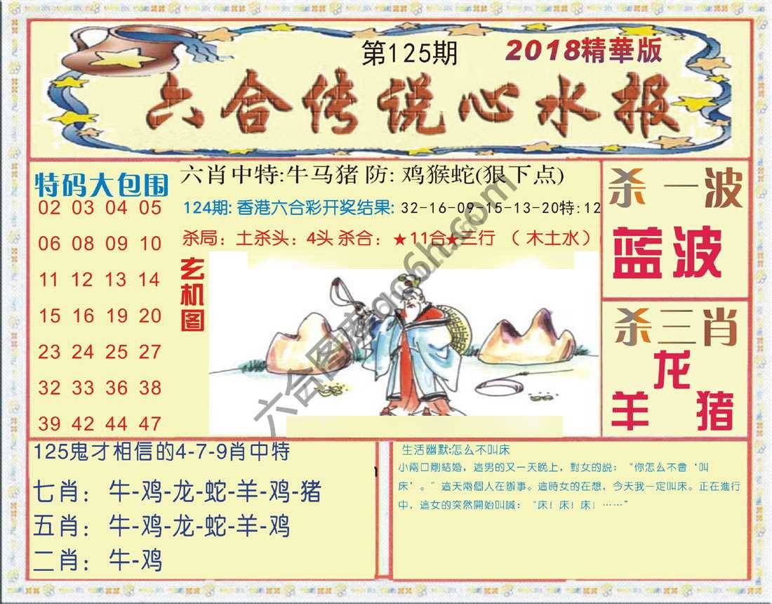 六合传说心水报