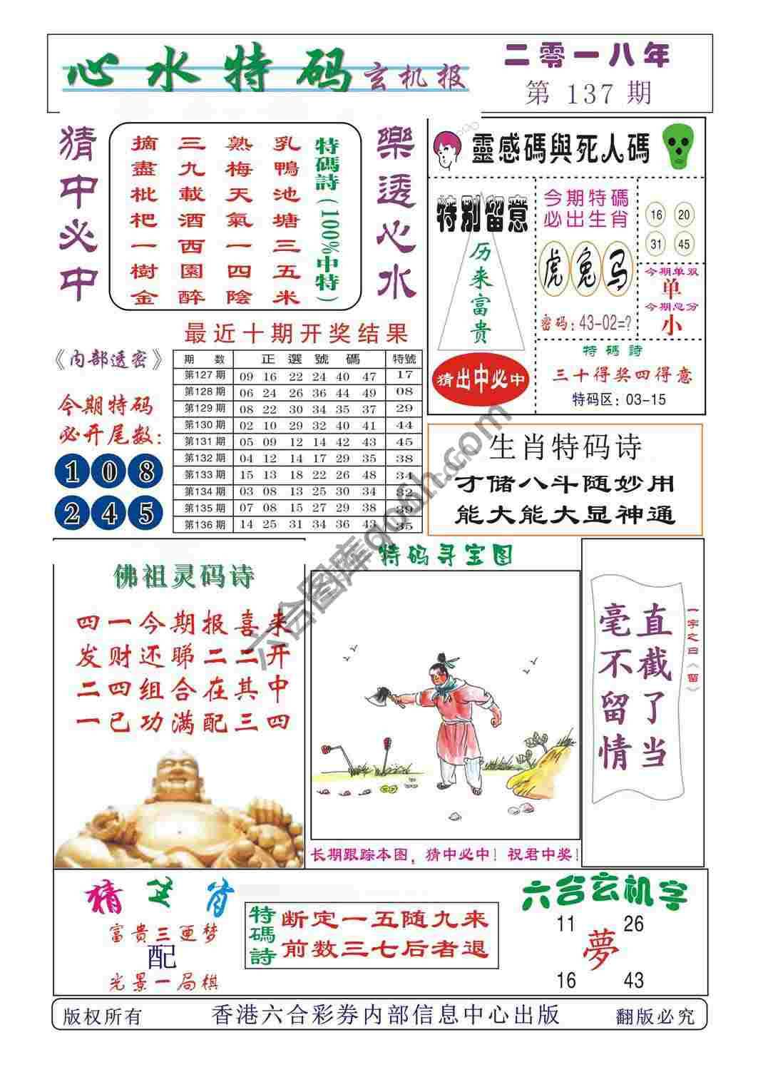 心水特码