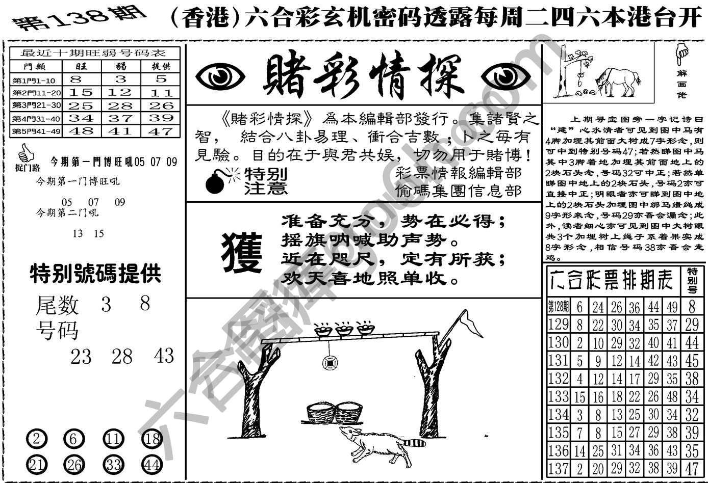 赌彩情探