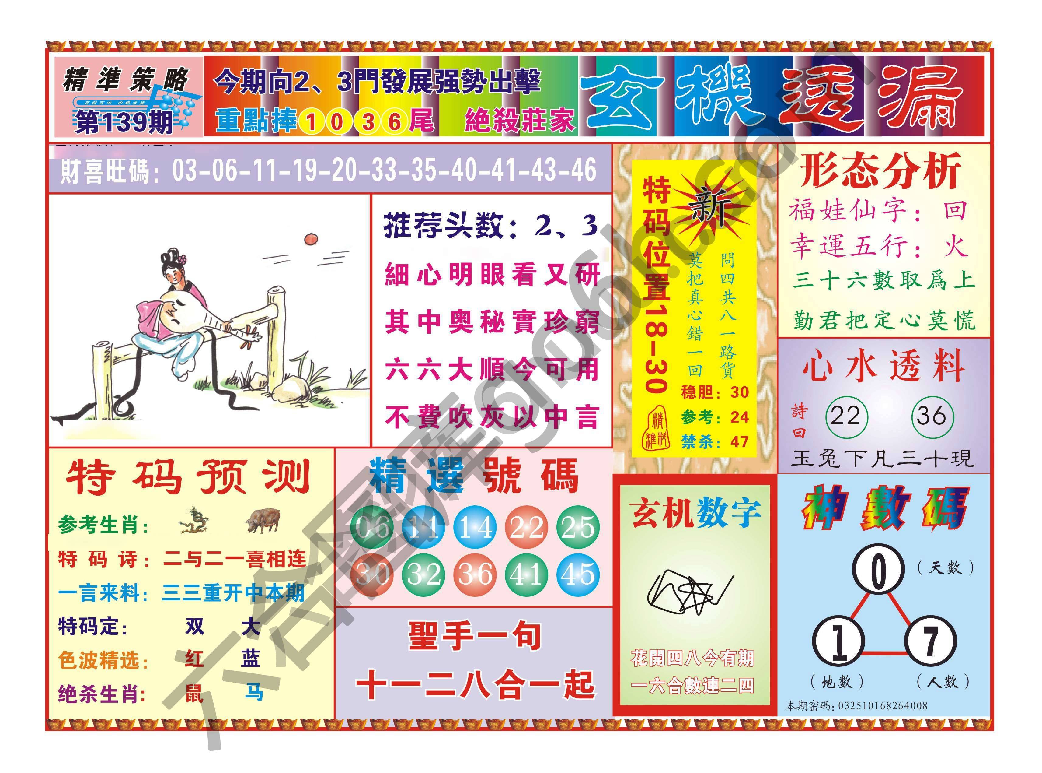 玄机透漏