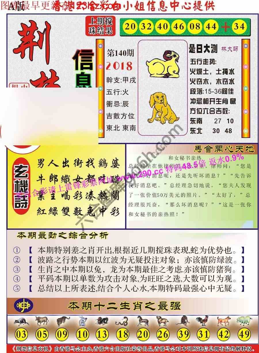 荆楚信息玄机
