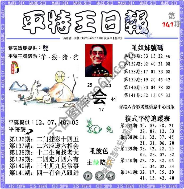 平特王日报