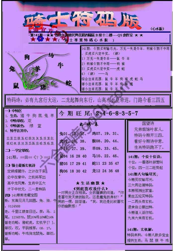 另类骑士特码版