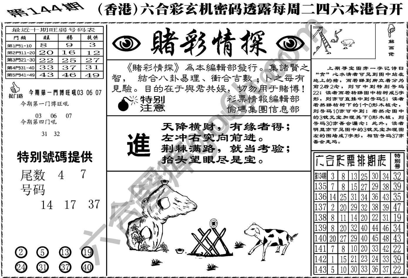 赌彩情探