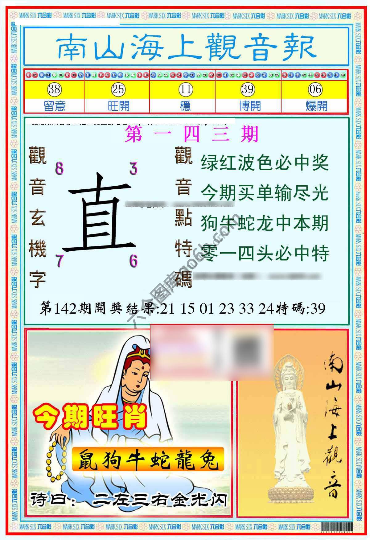 南山海上观音报