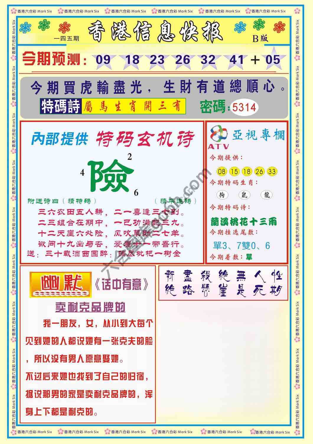 香港信息快报