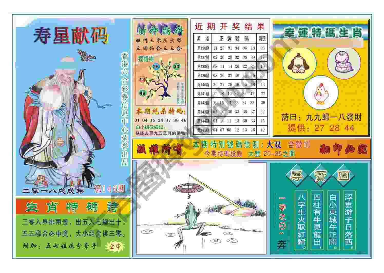 寿星献码