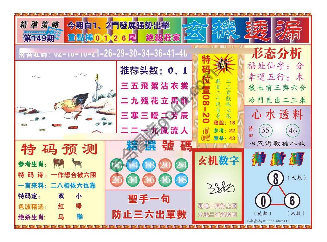 玄机透漏
