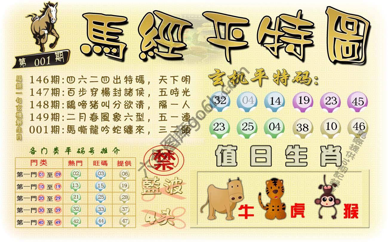 马经平特图