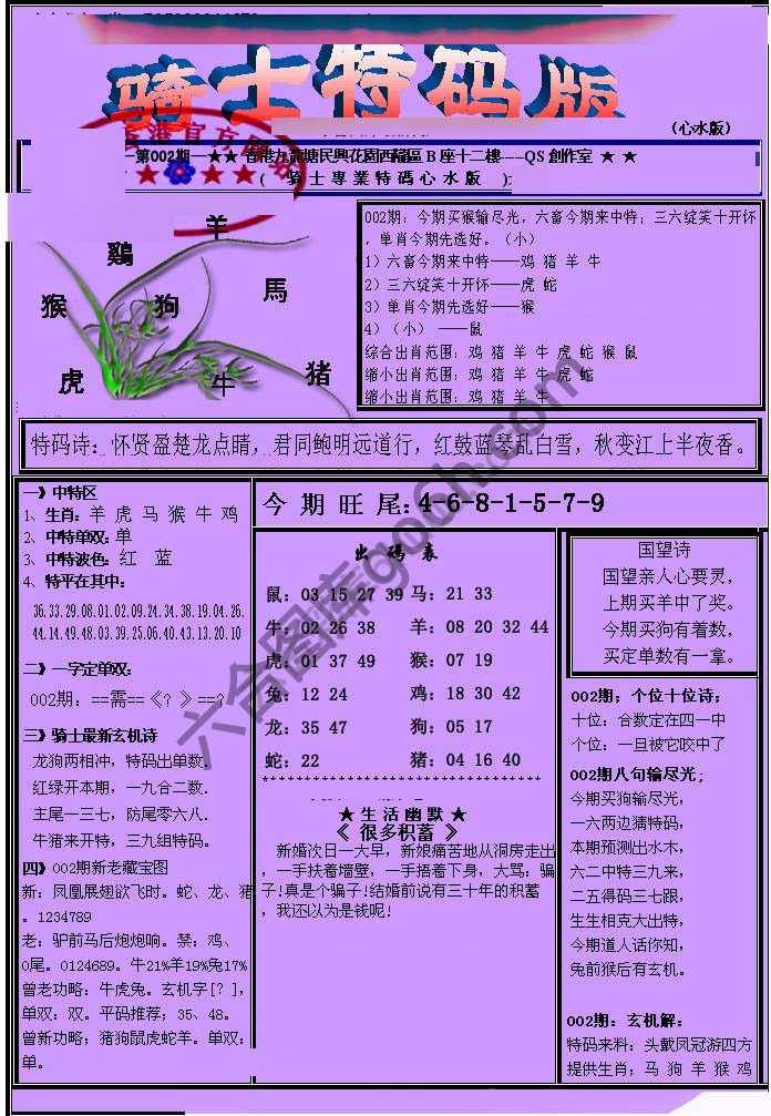 另类骑士特码版