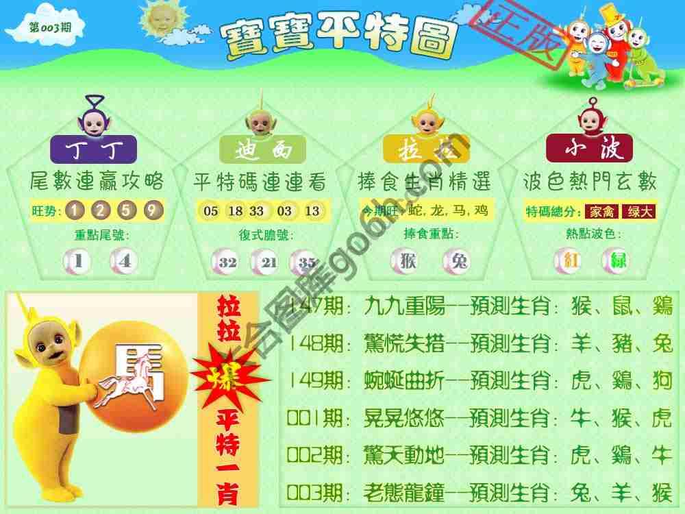 宝宝平特图
