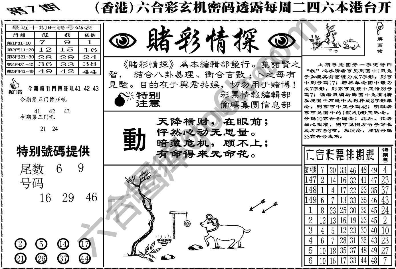 赌彩情探