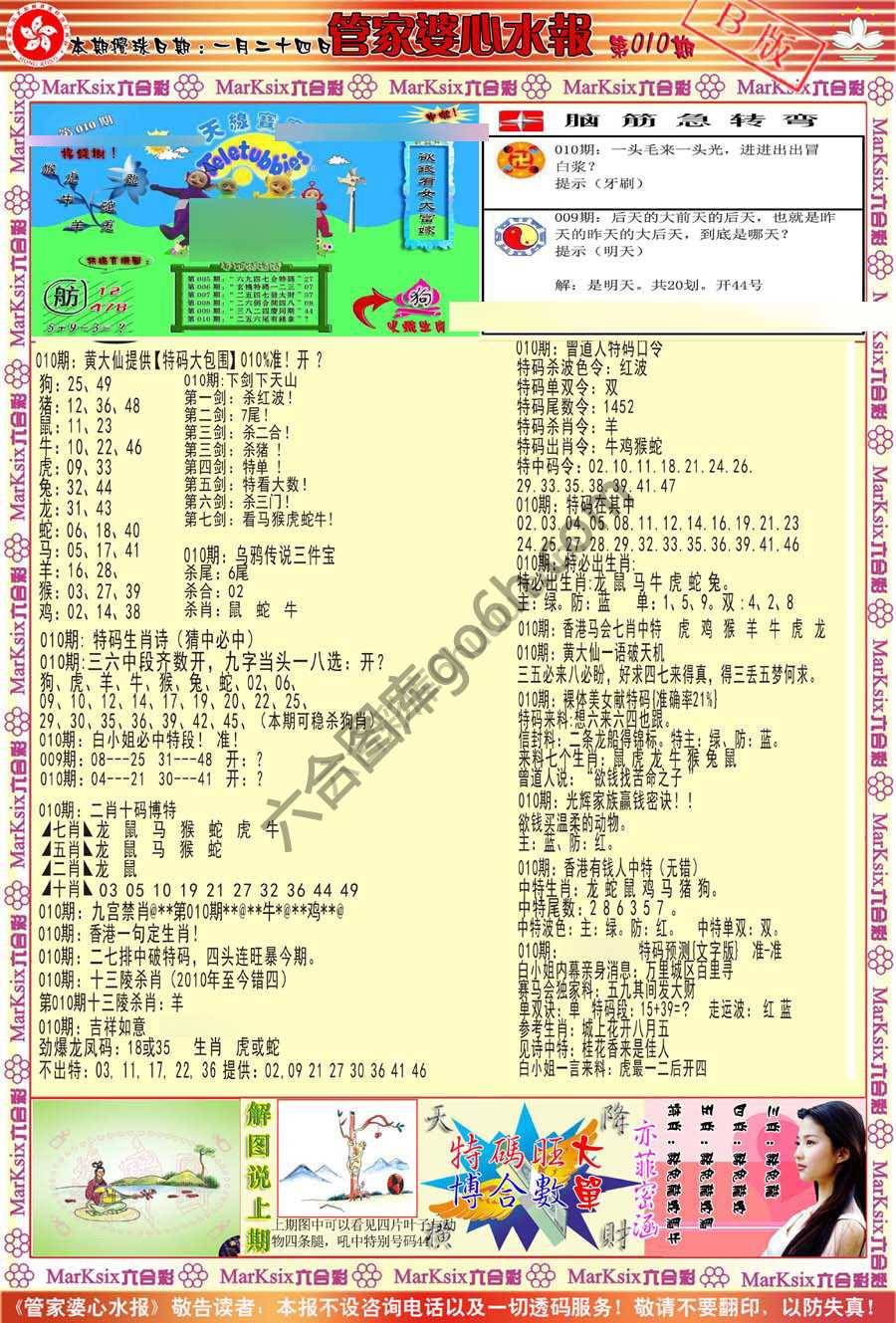 管家婆心水报