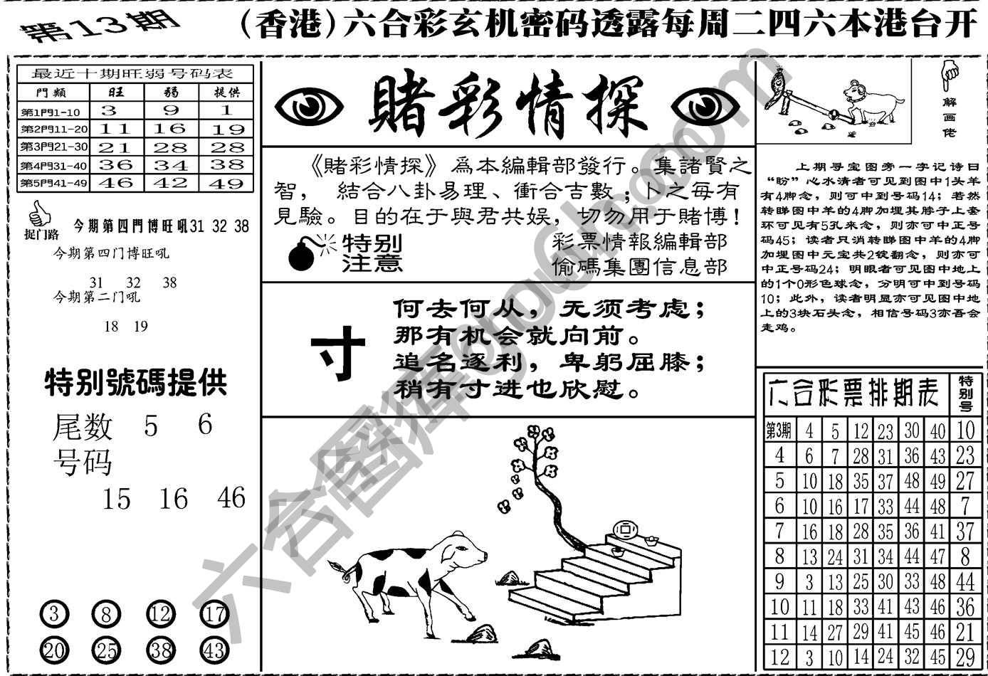 赌彩情探