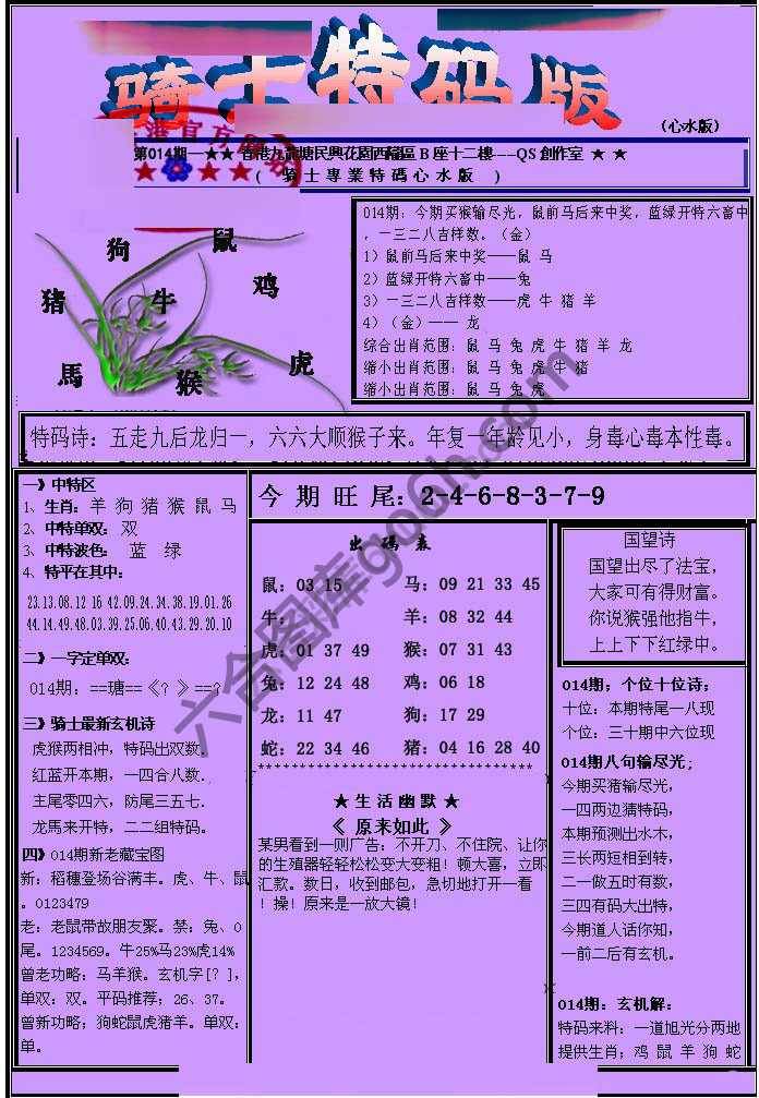 另类骑士特码版