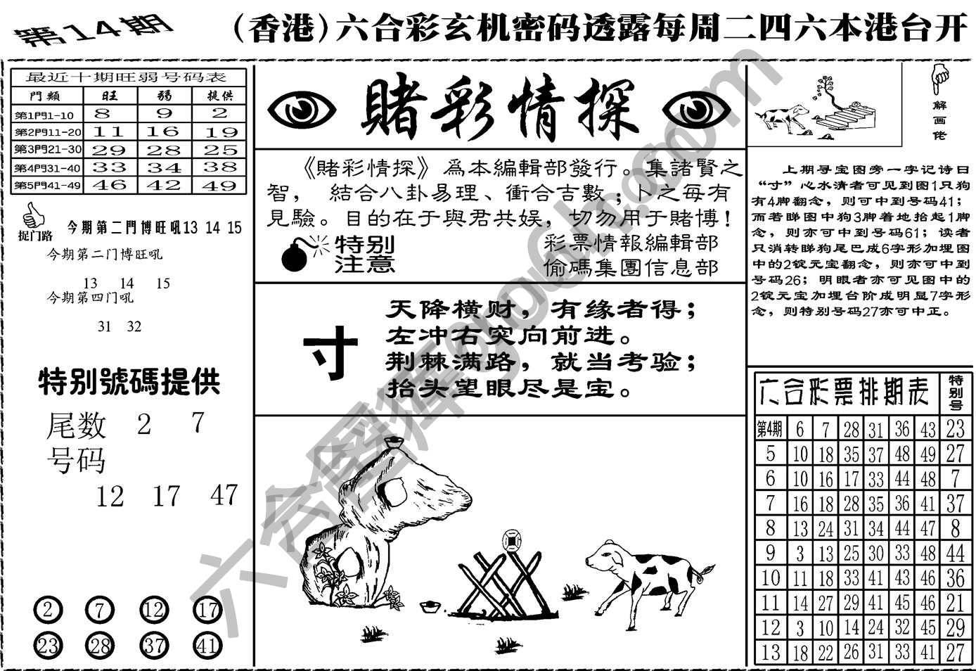 赌彩情探