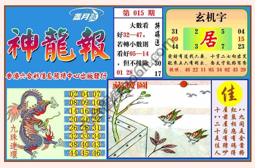 蓝月亮神龙报