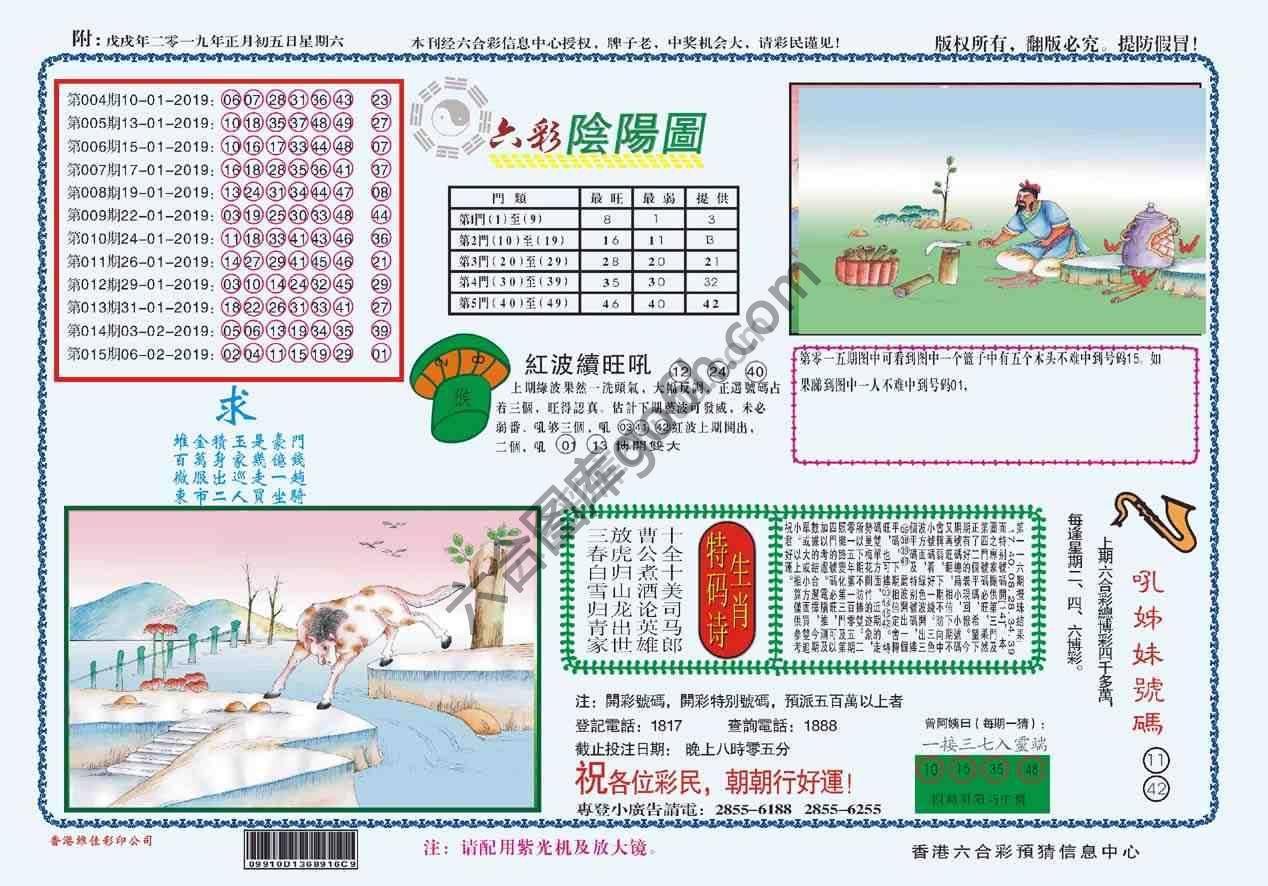 六彩阴阳图