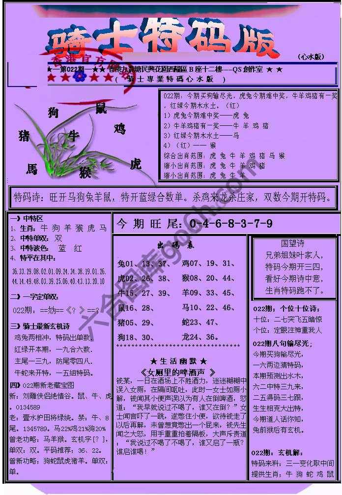 另类骑士特码版