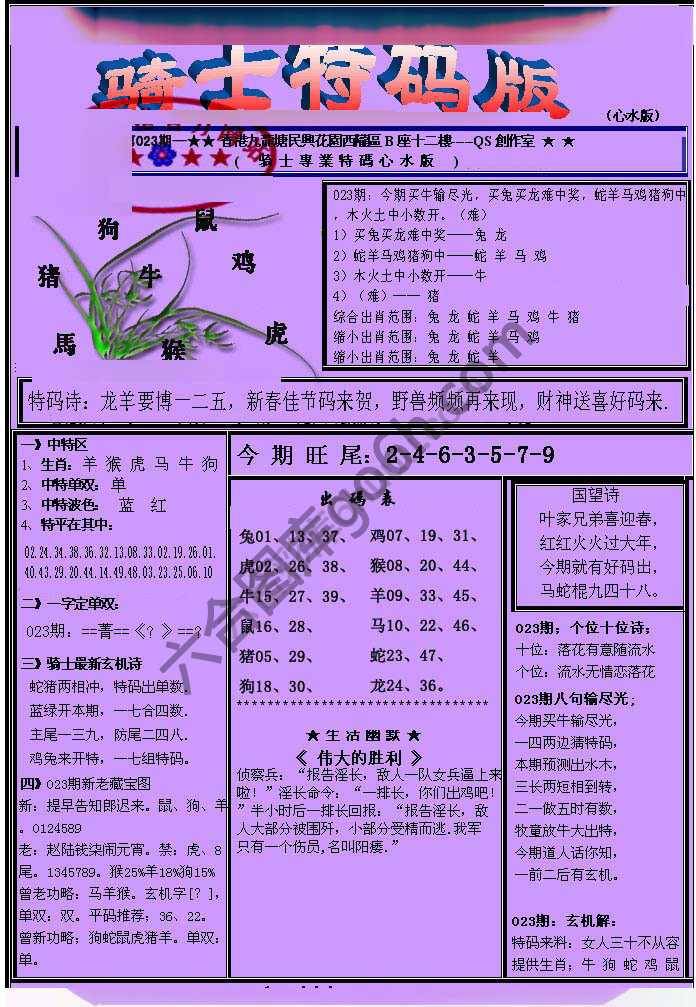 另类骑士特码版