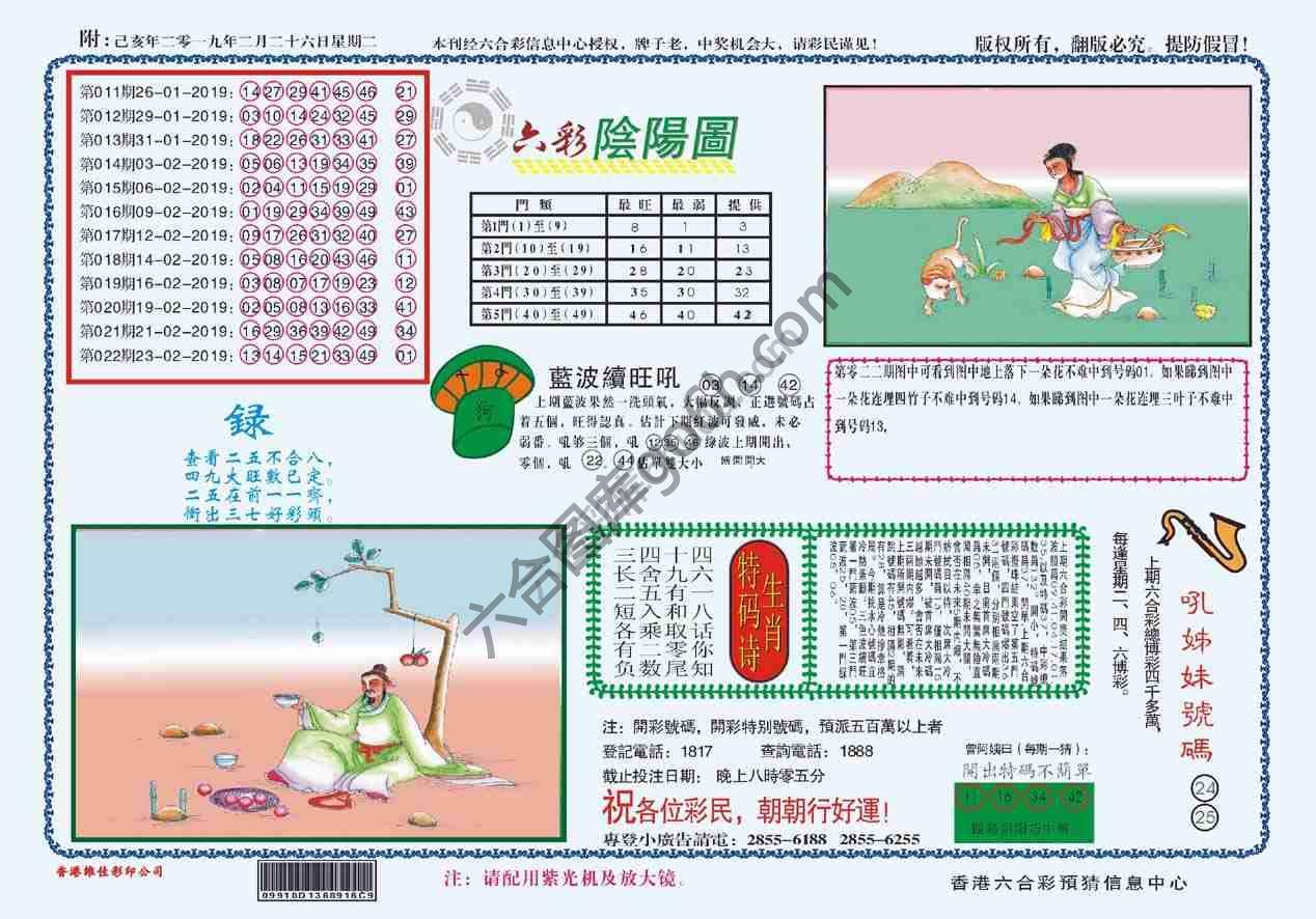 六彩阴阳图