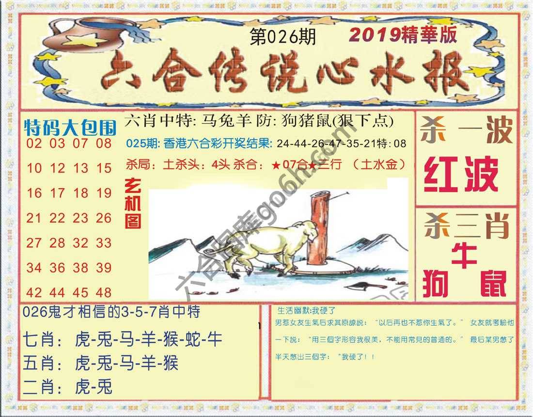 六合传说心水报