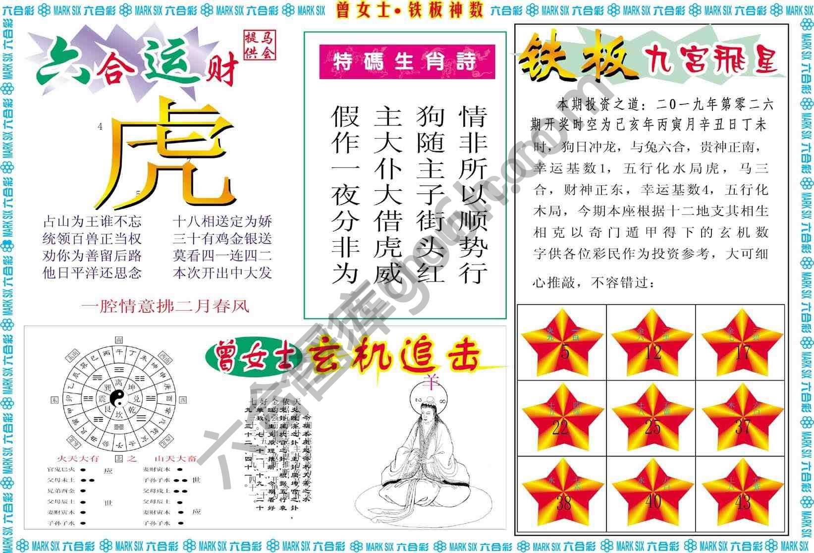 曾女士铁板神数